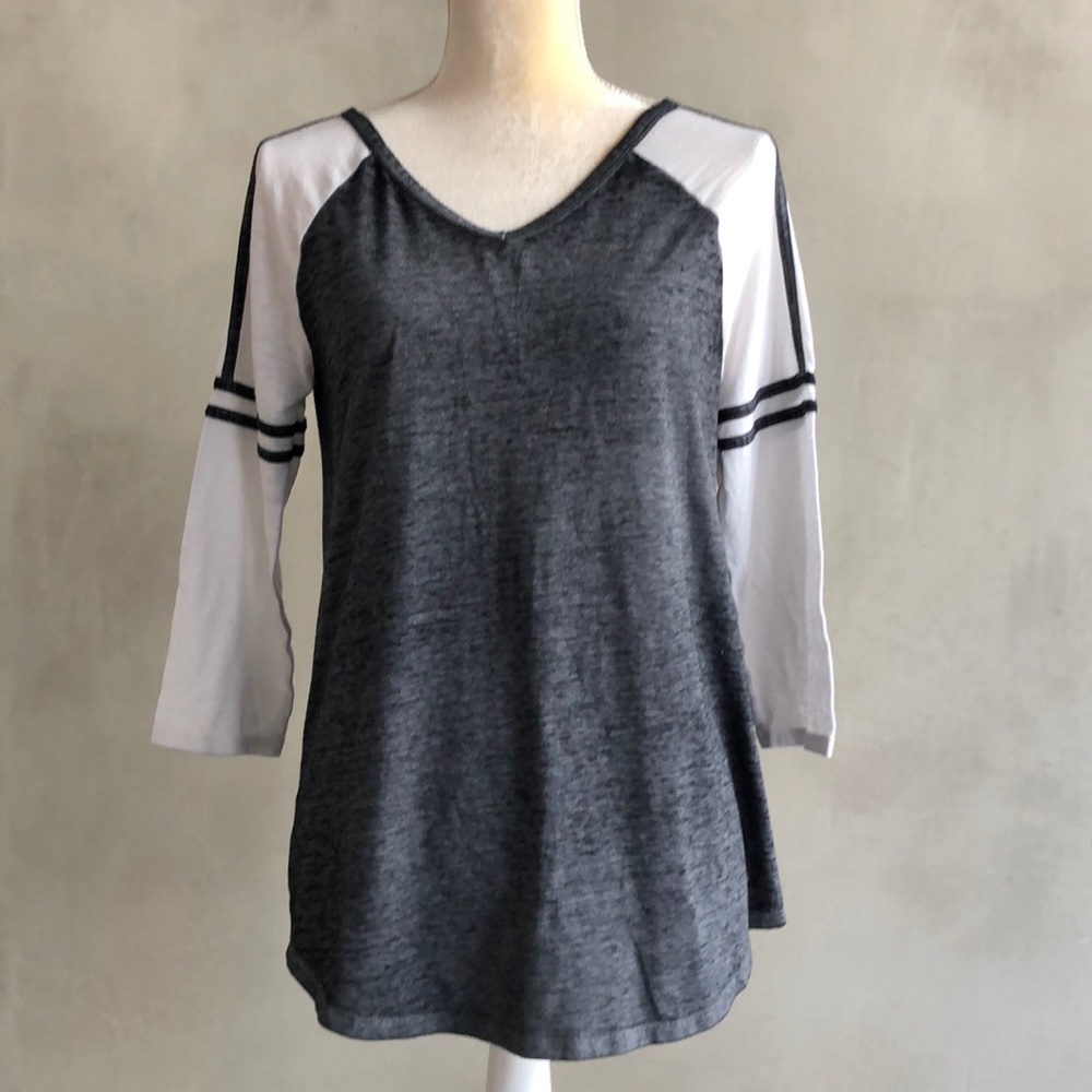 My Gray & White Tee